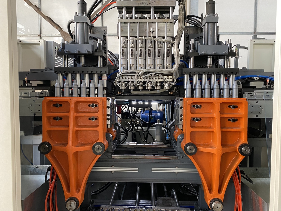 100ml - 350ml HDPE Bottle Making Machine Extrusion 6 Cavity Blowing Machine